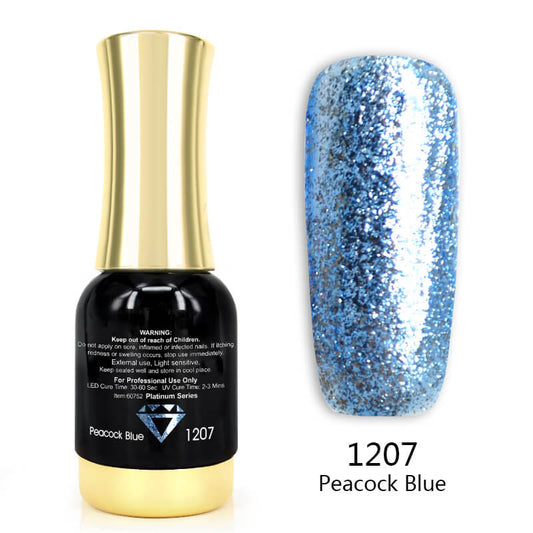 Color Coat Gel Platinum 1207 Peacock Blue 12ml