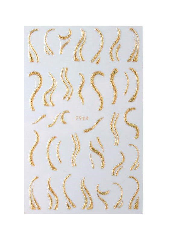 Adhesivo 3D N° F964 Oro