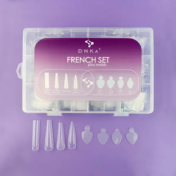 Francés fácil con forma dual 288 piezas Happy Nails