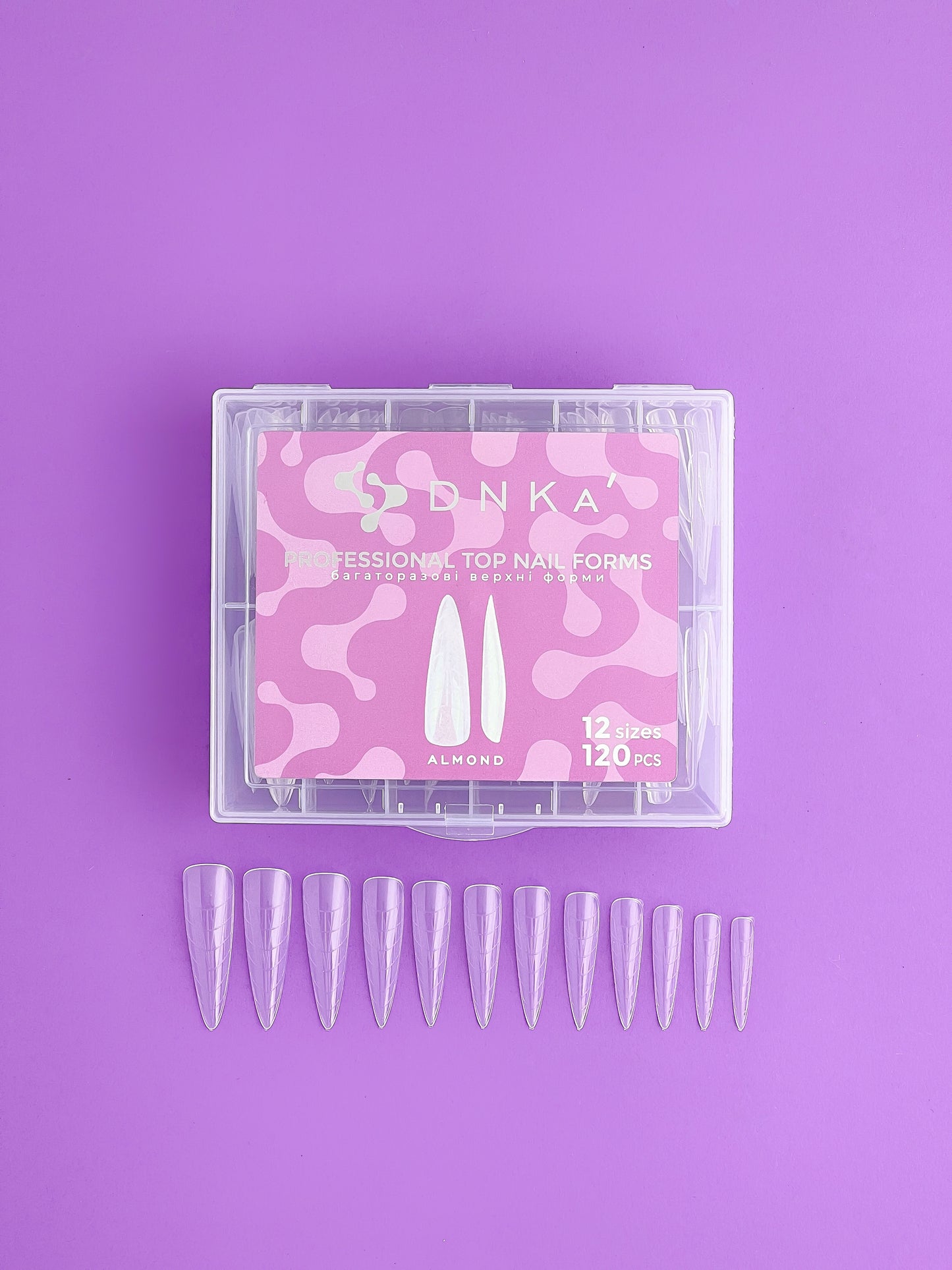 Top Nail Form Almond 120 pz