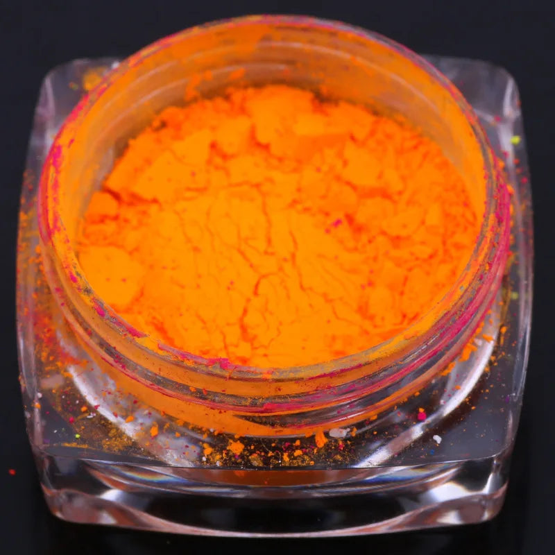 Pigmento naranja neón