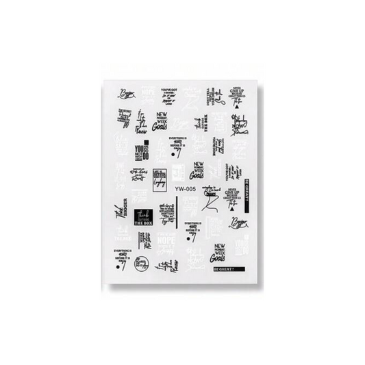 Sticker 3D nr YW005