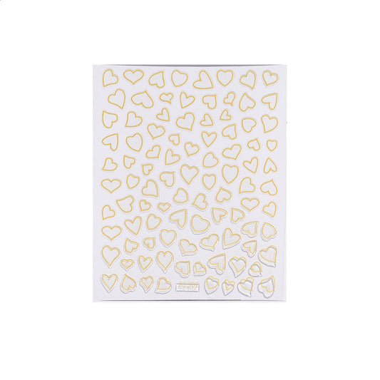 Sticker 3D nr A1302 Gold