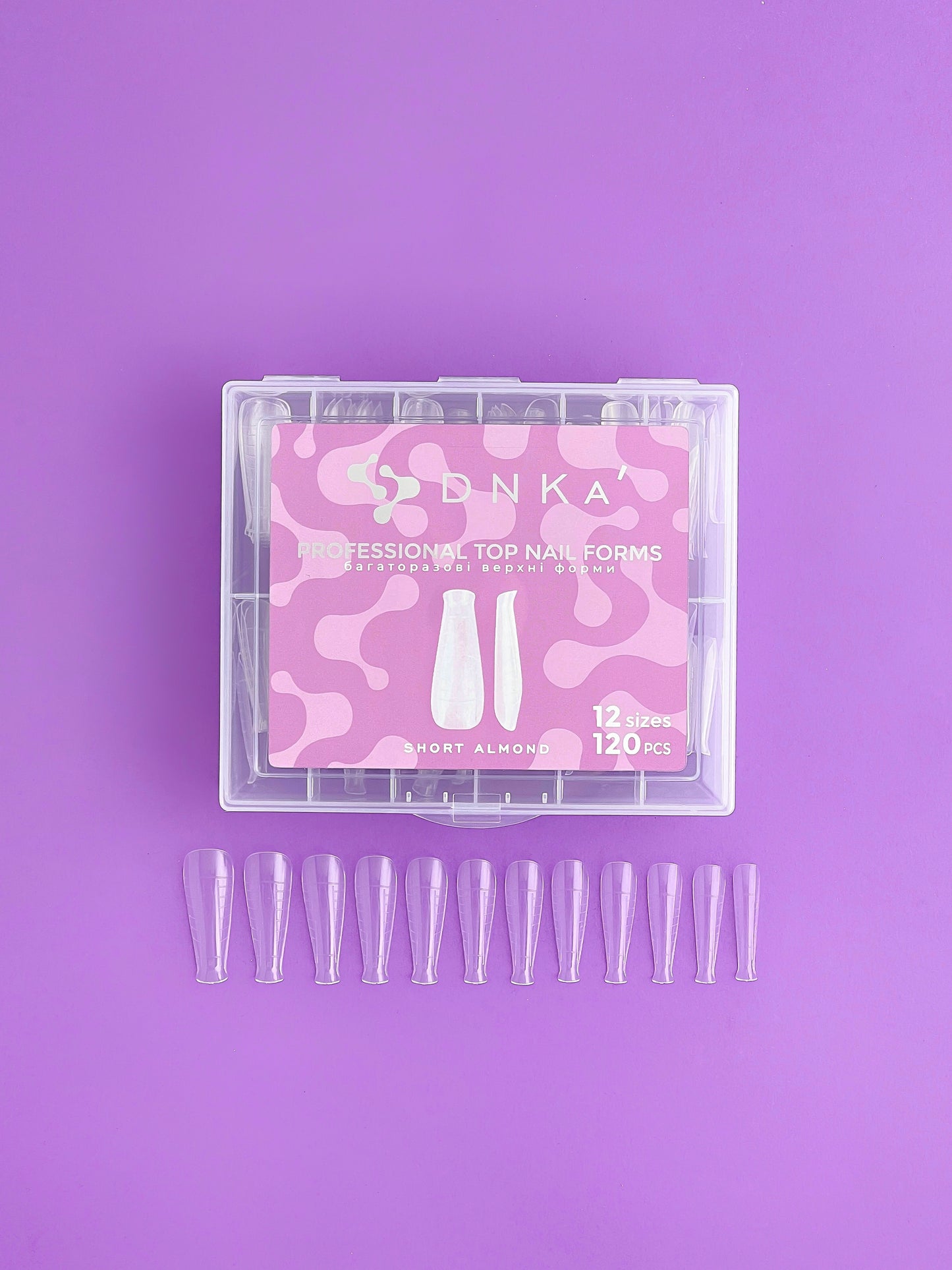Top Nail Form Short Almond 120 pz
