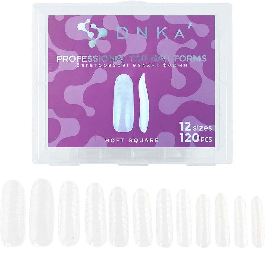 Top Nail Form Soft Square 120 pz