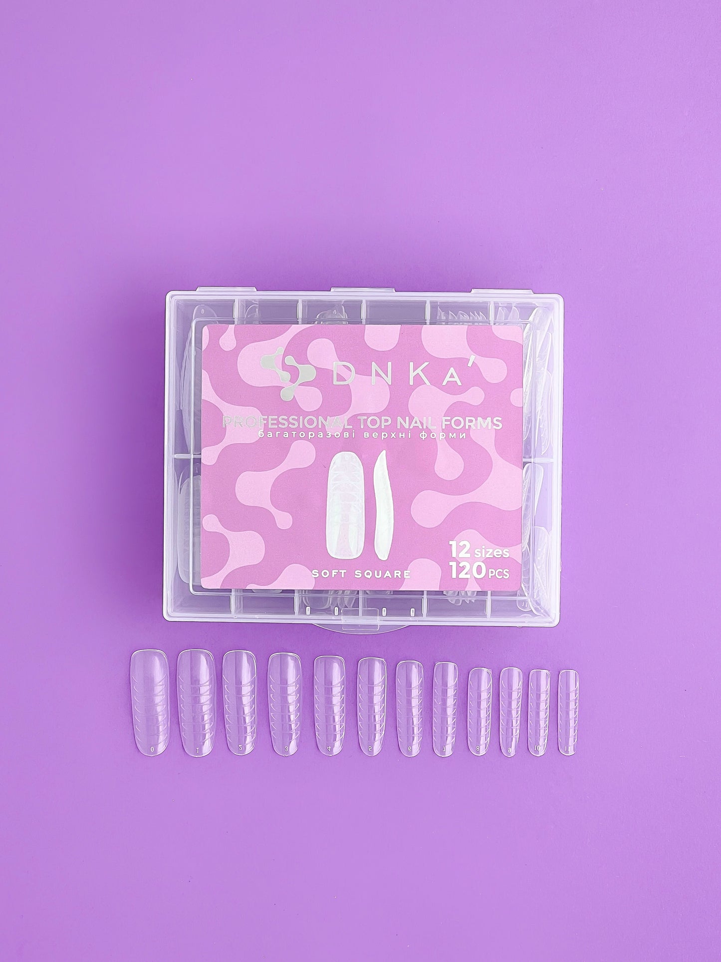 Top Nail Form Soft Square 120 pz