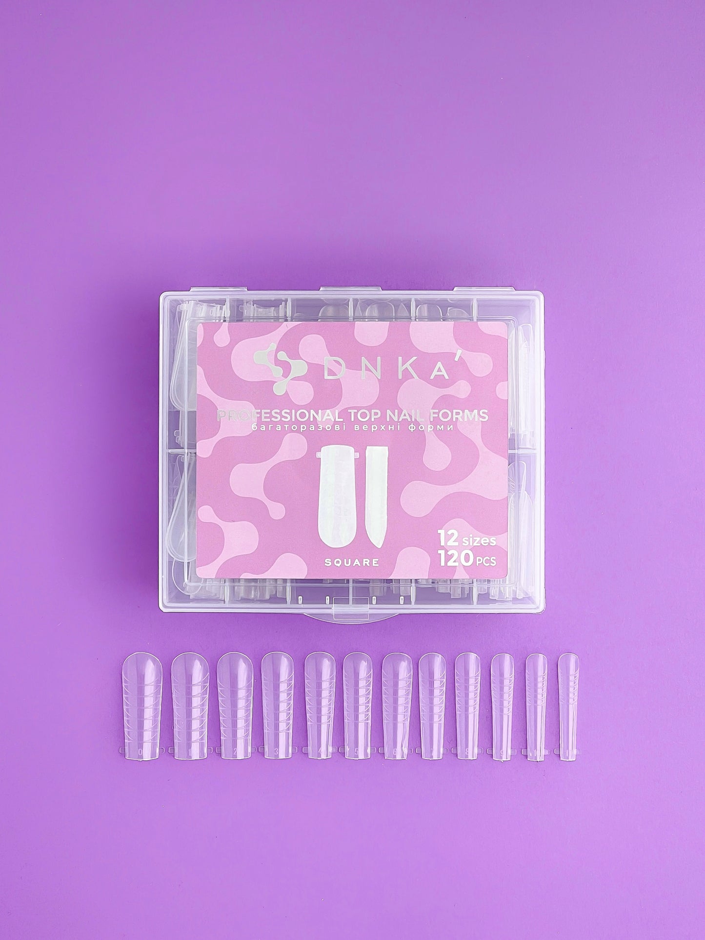 Top Nail Form Square 120 pz
