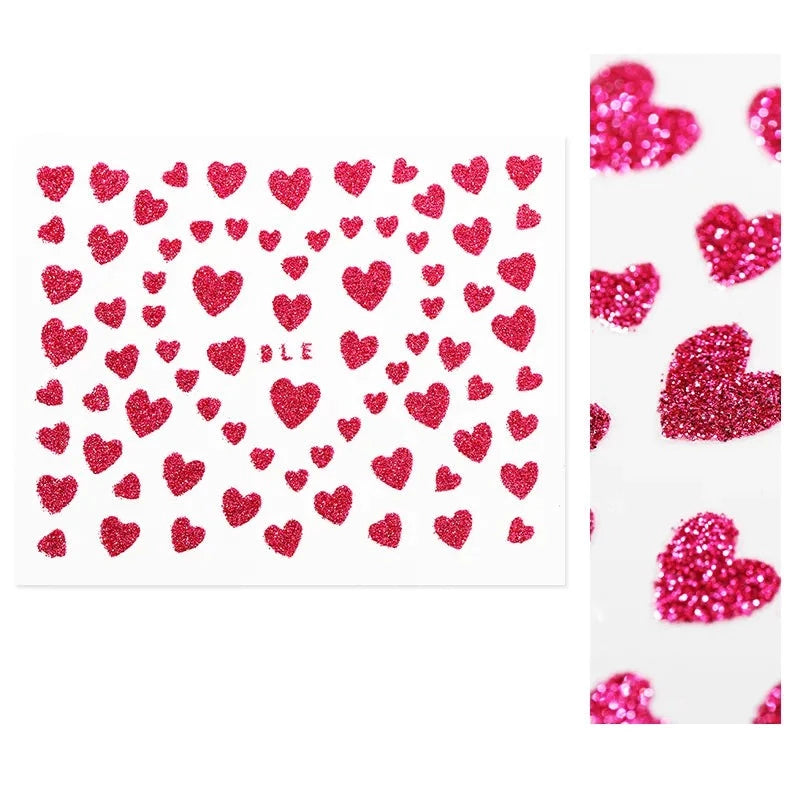 Pegatina 3D nº BLE Fucsia