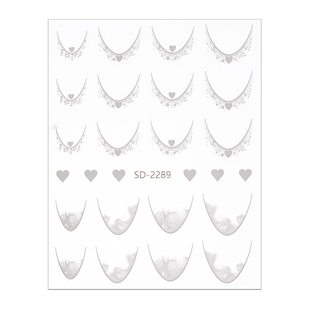 Sticker French White nr SD-2289