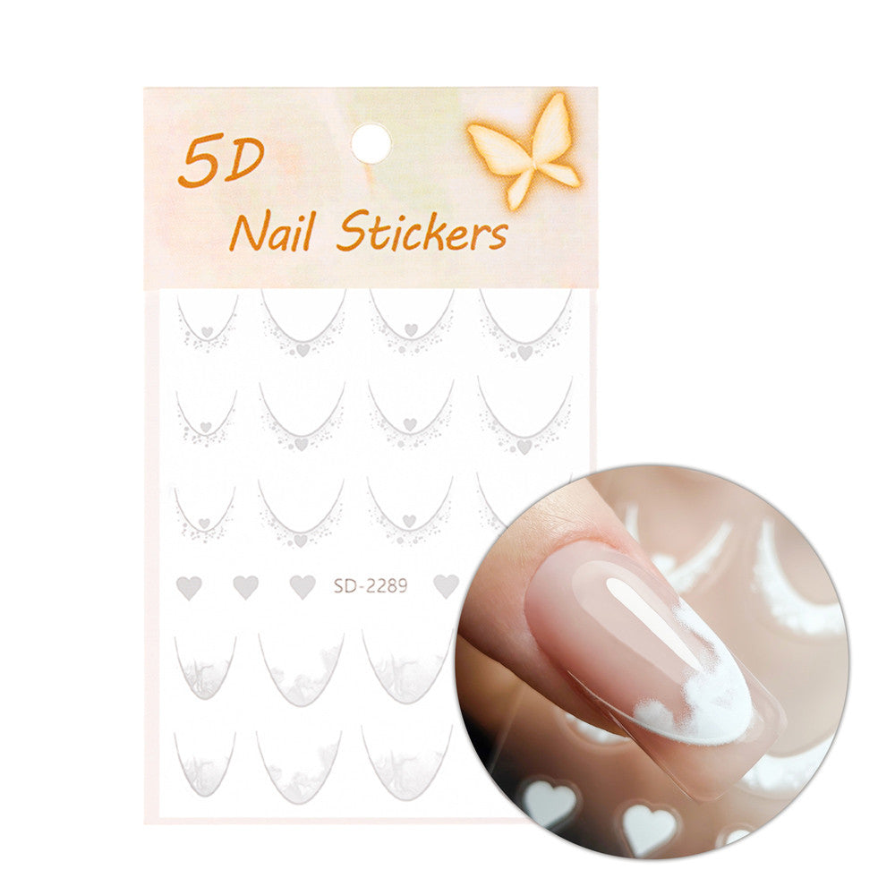 Sticker French White nr SD-2289