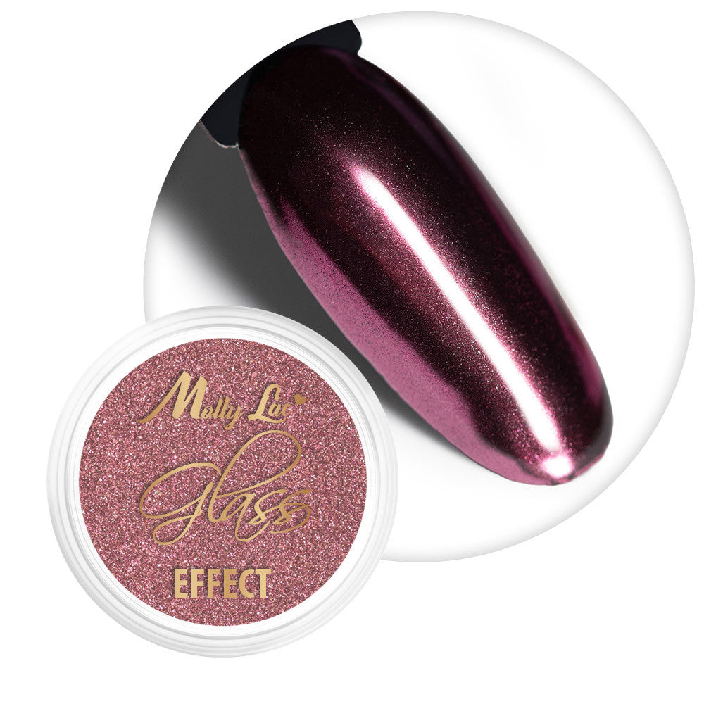 Polvere Chrome Glass Effect Deep Pink 4