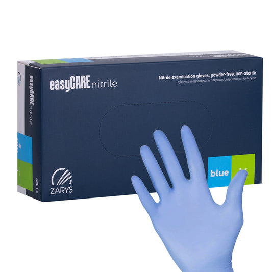 Guanti in Nitrile taglia L blu 100 pz