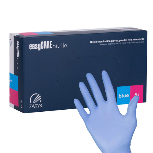 Guanti in Nitrile taglia S blu 100 pz