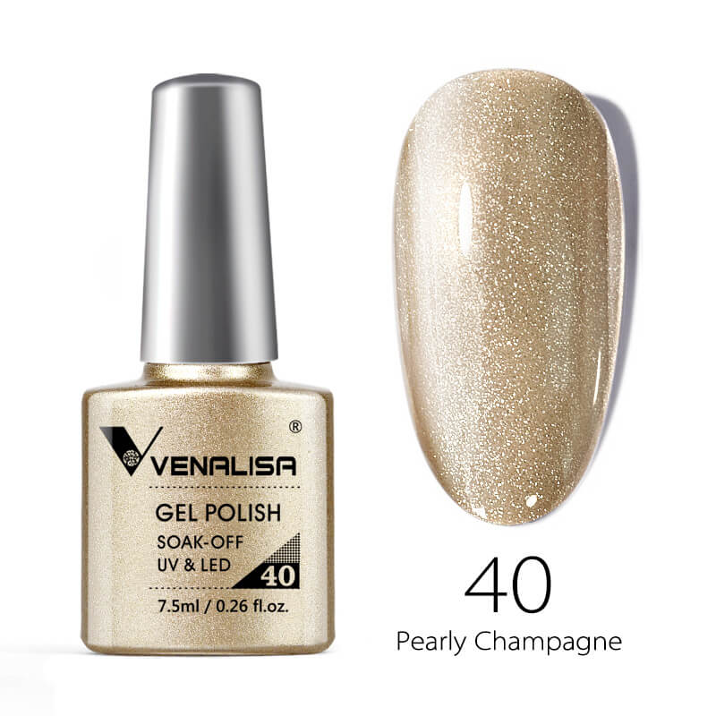 Gelpolitur Farbe 40 Pearly Champagne 7,5 ml