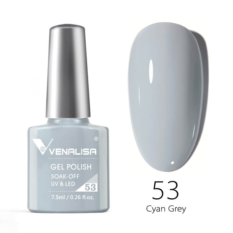 Esmalte en Gel Color 53 Gris Cian 7.5ml