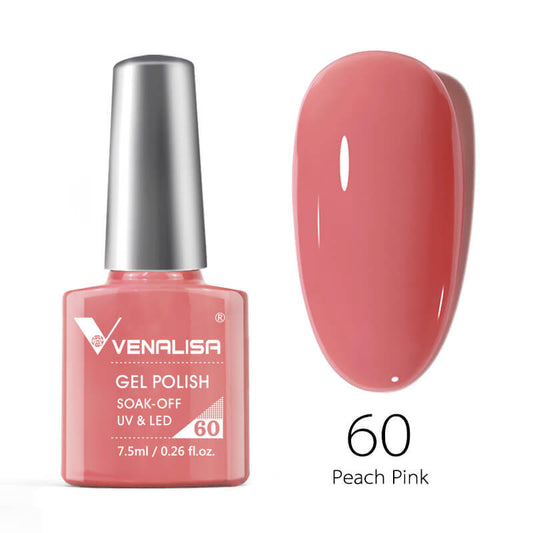 Gel Polish Color 60 Peach Pink 7,5 ml