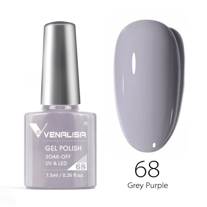 Gelpolitur Farbe 68 Grau Lila 7,5 ml