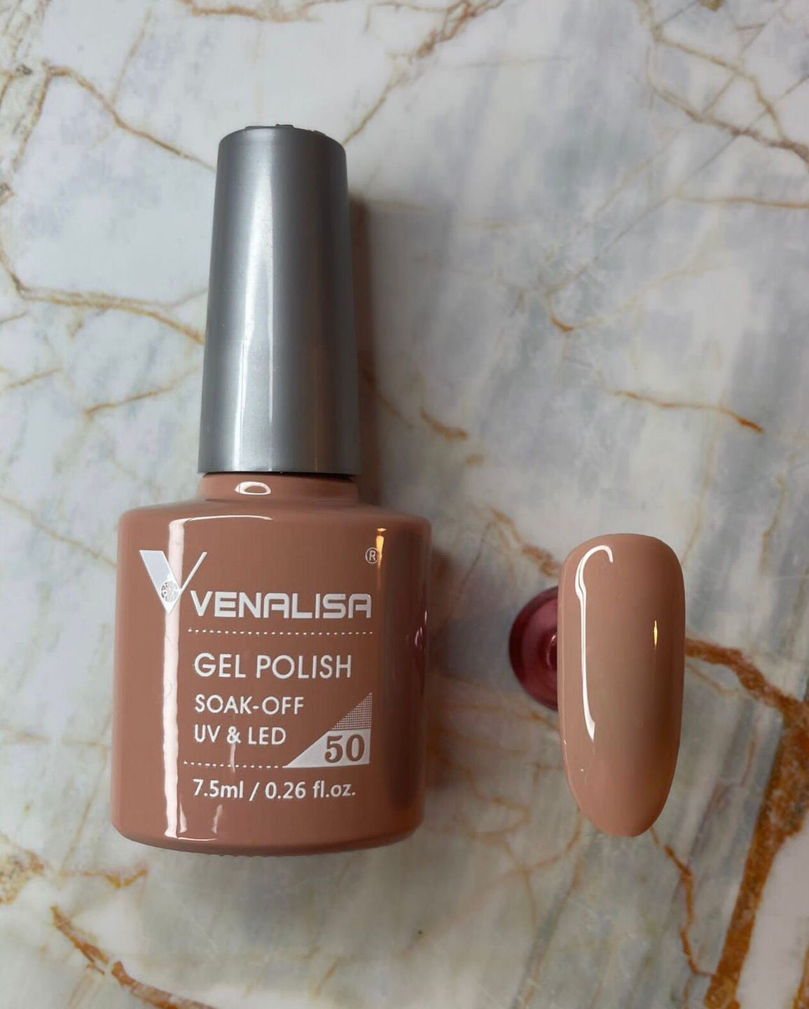 Gelpolitur Farbe 50 Nude Pink 7,5 ml