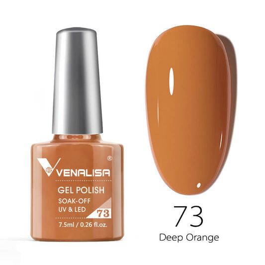 Gel Polish Color 73 Deep Orange 7,5 ml