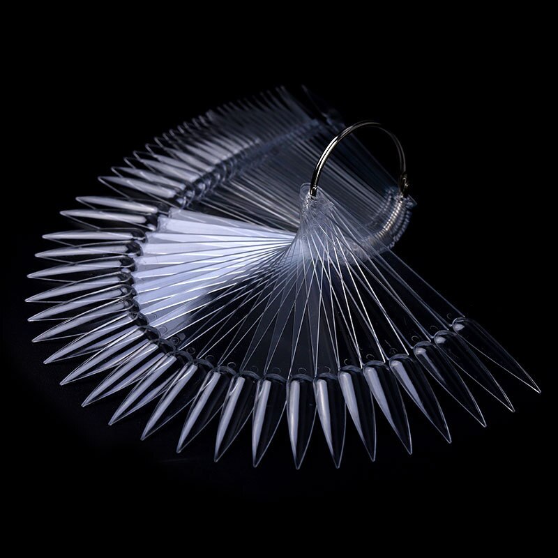 Transparentes Stiletto-Fächerdisplay 40-tlg