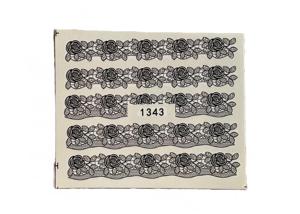 Calcomanía de agua No. 1343