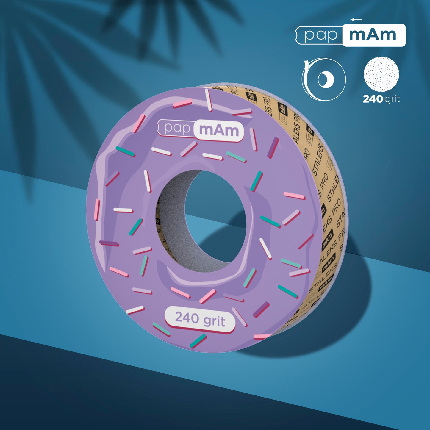 Ricambi in Rotolo per Lima Base Dritta/Corta EXPERT Grana 240 (senza custodia)