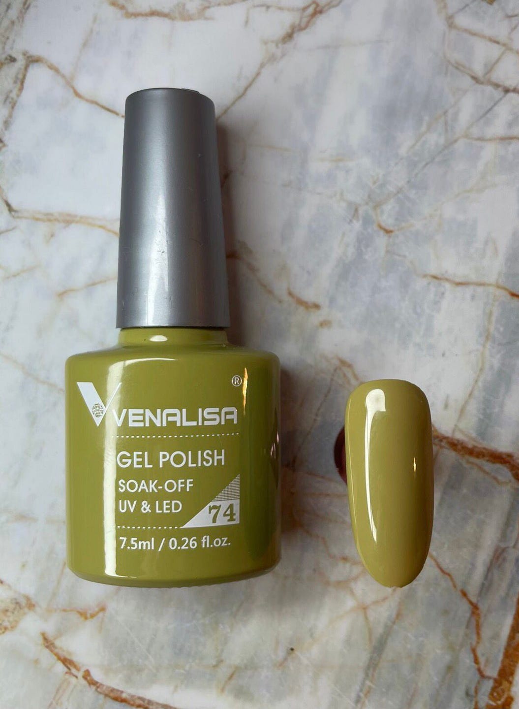 Gel Polish Color 74 Mustard Yellow 7,5 ml