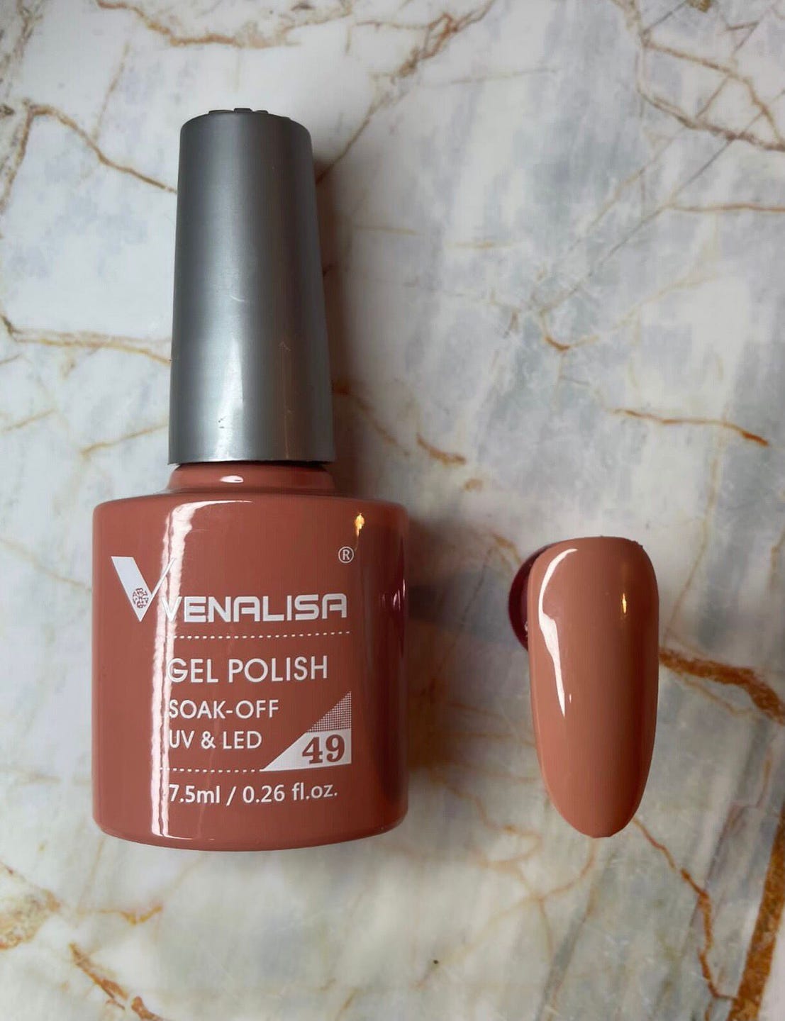 Gel Polish Color 49 Deep Nude Pink 7,5 ml