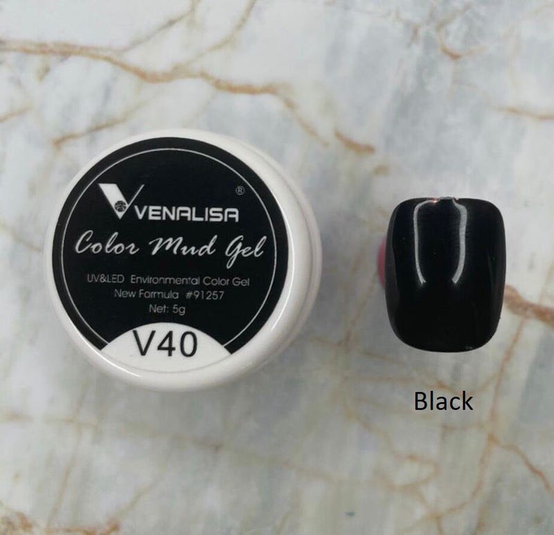 Color Mud Gel V40 Schwarz 5 g