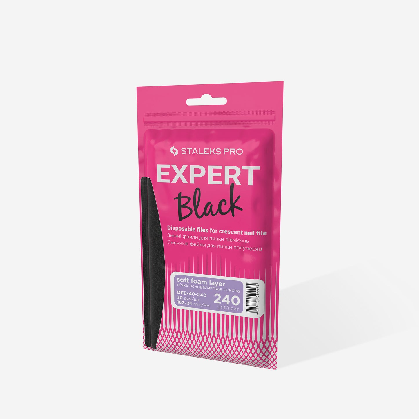 Recambios con Esponja para Base Crescent File EXPERT 40 Grit 240 30 uds.