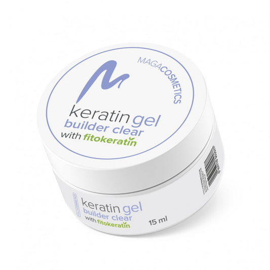 Keratin Gel Builder Clear Vegano 15 ml