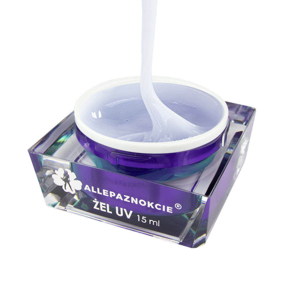Jelly Gel Pearl White Glitter 15ml