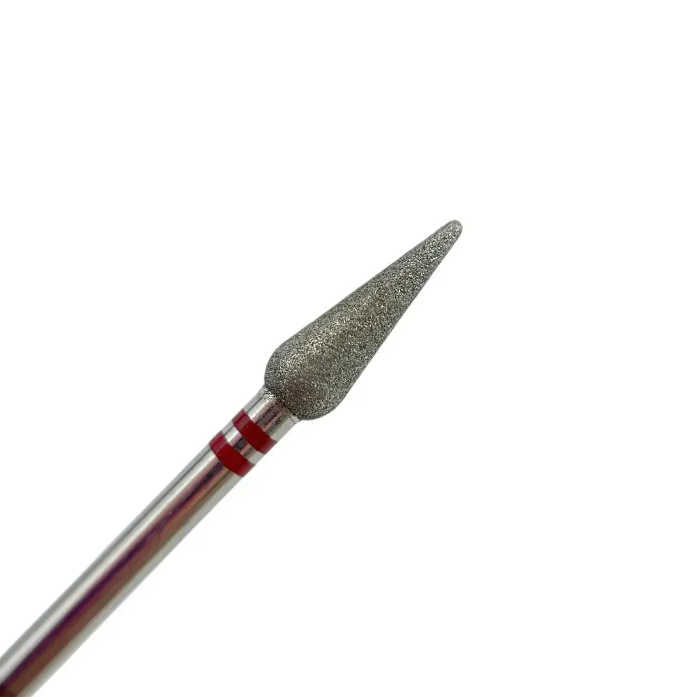Punta Diamantata Drop Rossa 4 mm