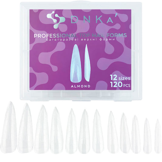 Top Nail Form Almond 120 pz