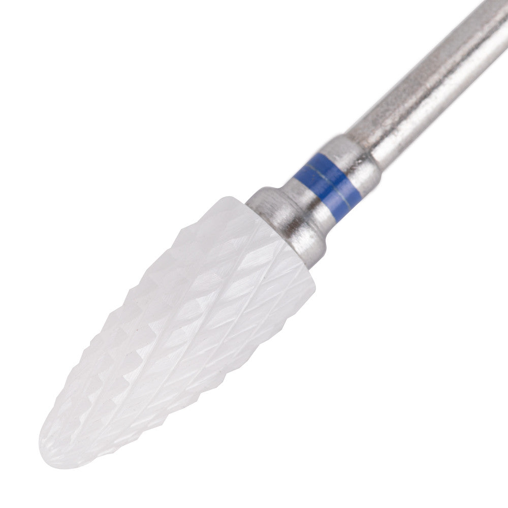 Punta Tirch Cylinder per Pedicure in Ceramica Grana Media