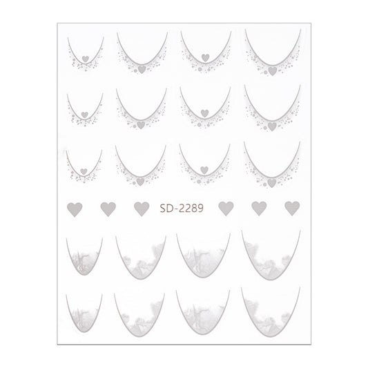 Sticker French White nr SD-2289