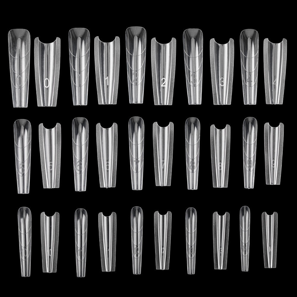 Francés fácil con forma dual 288 piezas Happy Nails