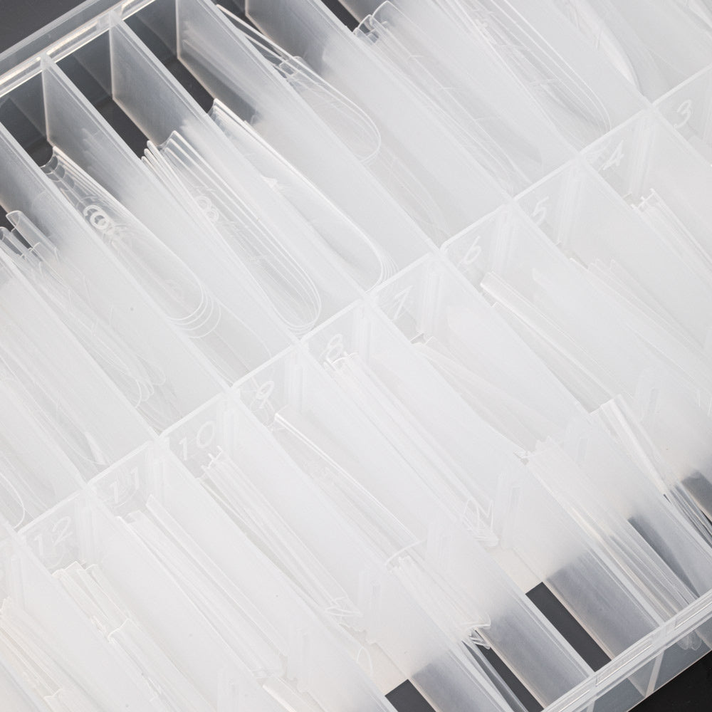 Francés fácil con forma dual 288 piezas Happy Nails