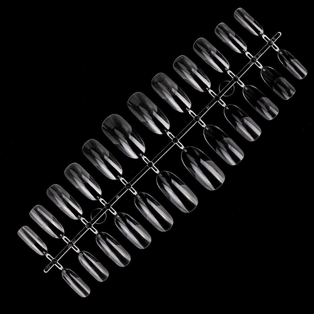 Puntas de gel para uñas ovaladas 240 piezas