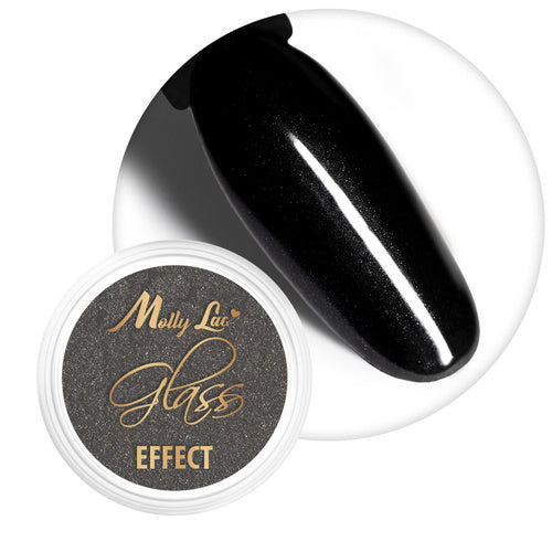 Chrome Glass Effect Black 12 polvo
