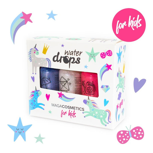 Water Drops Set for Kids Ada at the GlitterLand 3 pz