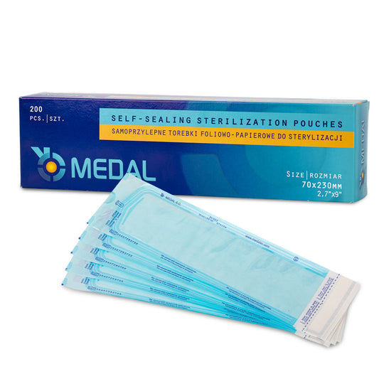 Buste Autosigillanti per Sterilizzazione 70x260 mm 200 pz
