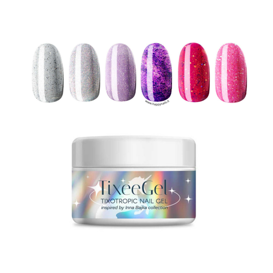Kit TixieeGel Fantasy Unicorn Vegano 6 pz 15 ml