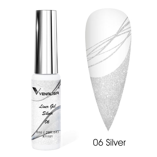 Liner Gel LX06 Silber 8ml