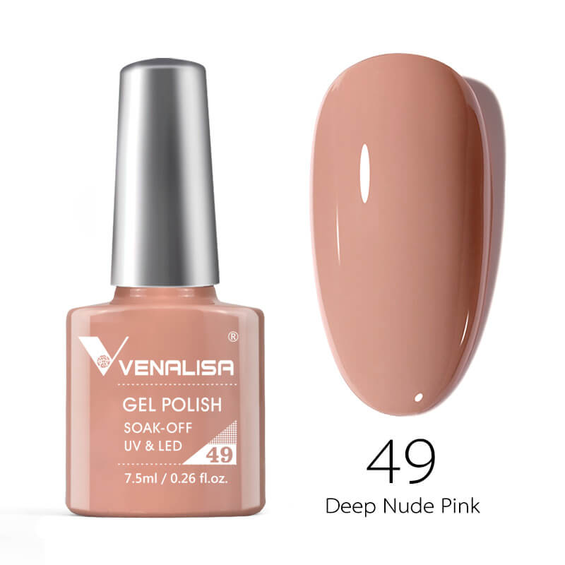 Gel Polish Color 49 Deep Nude Pink 7,5 ml