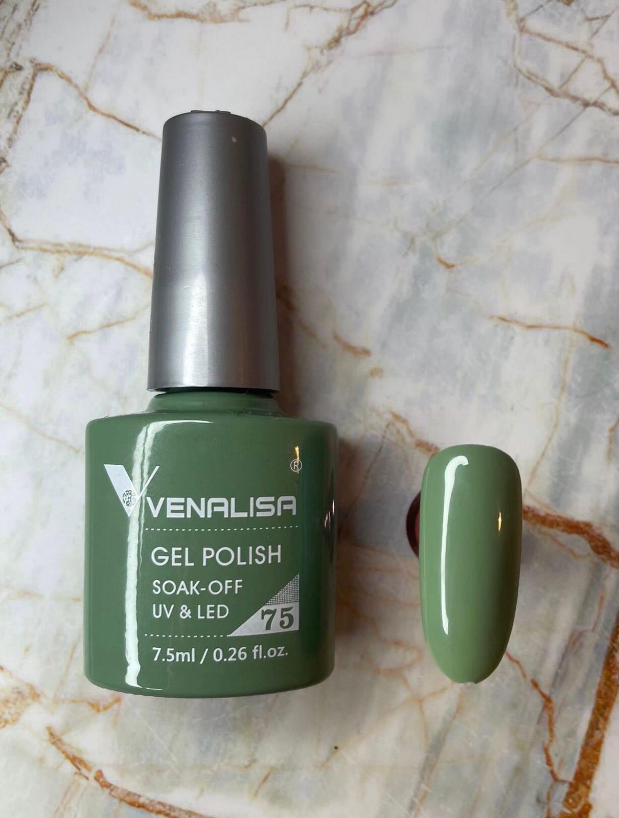 Gel Polish Color 75 Bean Paste Green 7,5 ml