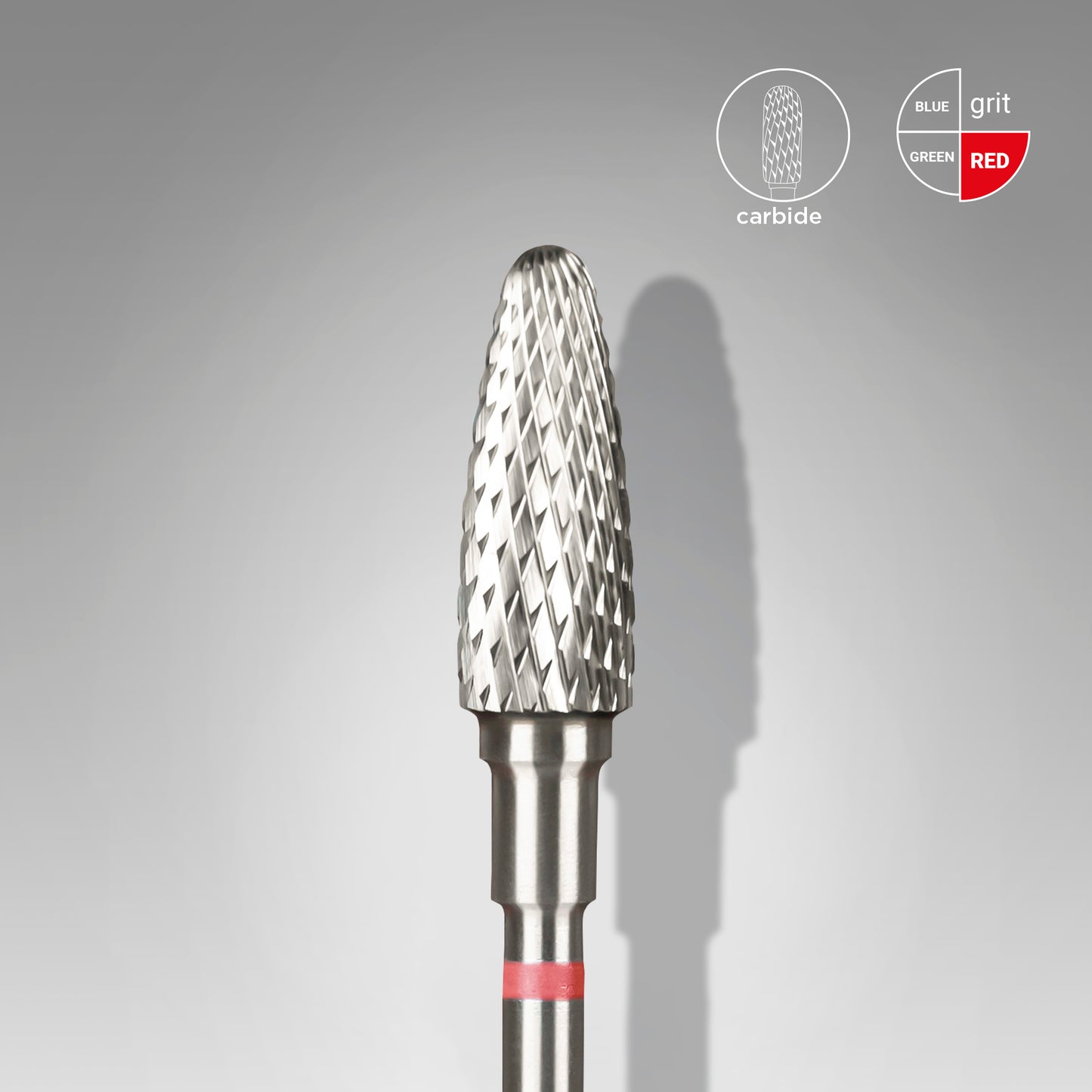 Konische Spitze aus rotem Hartmetall