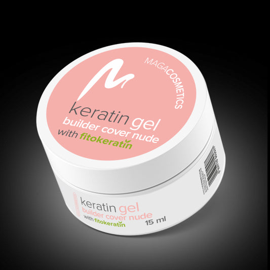 Keratin Gel Builder Cover Nude Vegan 15 ml