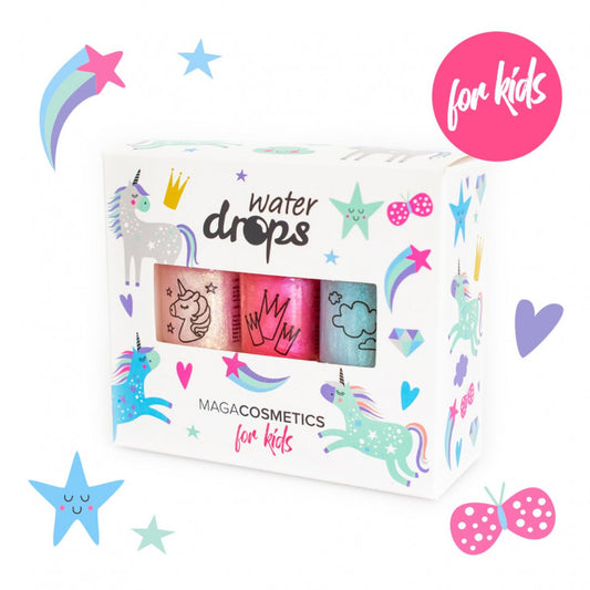 Water Drops Set for Kids Winter Magic Kingdom 3 pz